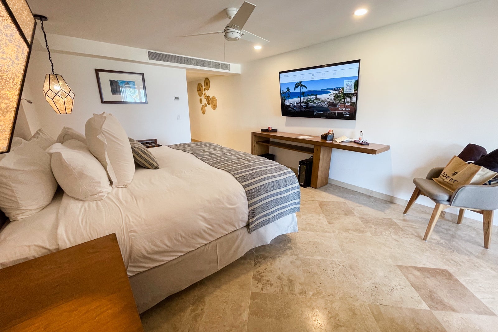 Hotel room at Zoetry Casa del Mar Los Cabos, Mexico