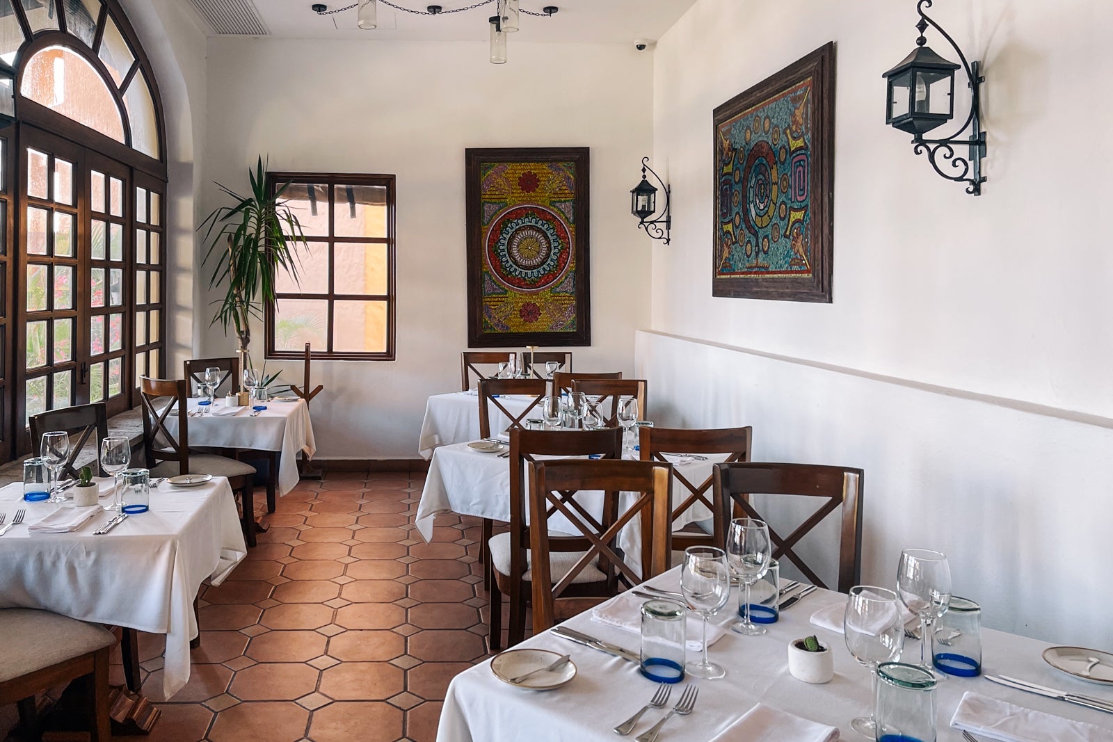 Indoor seating at El Arroyo at Zoetry Casa del Mar Los Cabos, Mexico