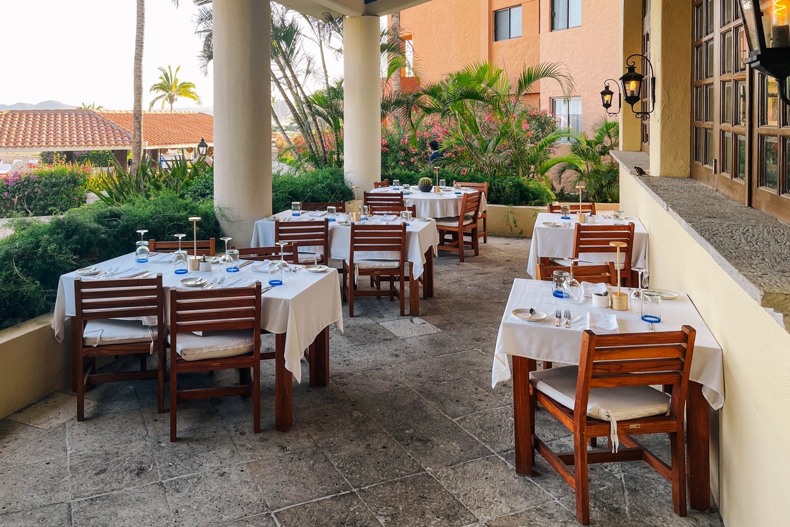 El Arroyo outdoor dining at Zoetry Casa del Mar Los Cabos in Mexico