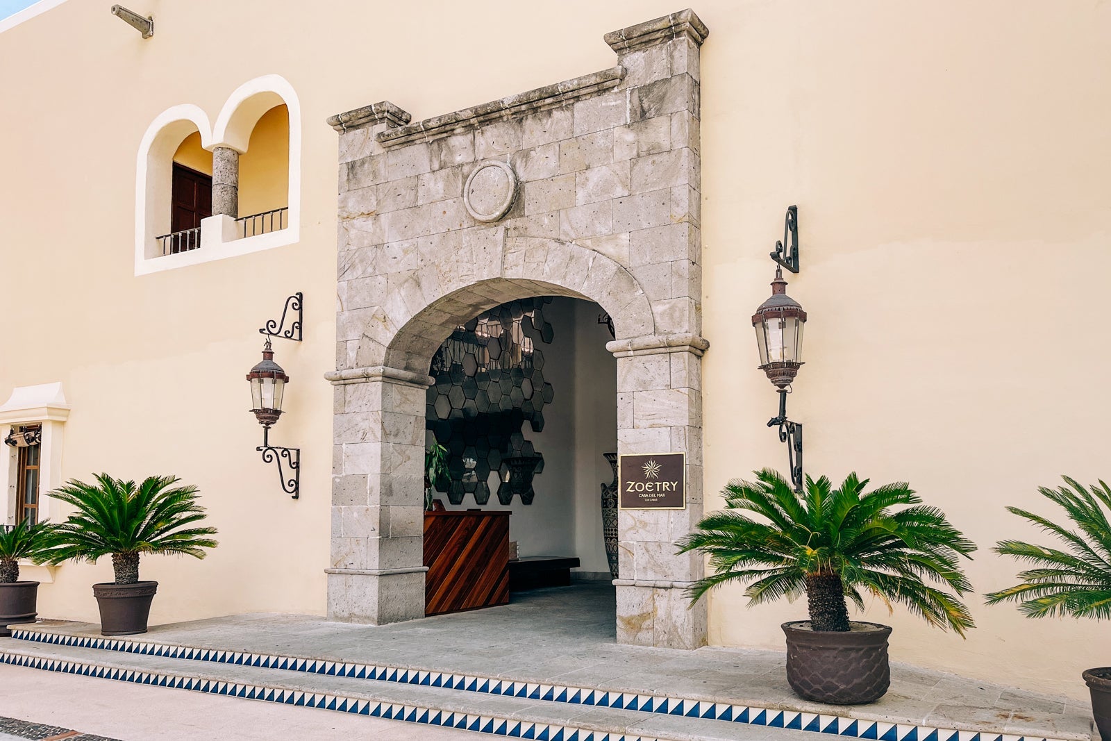 entrance to Zoetry Casa del Mar Los Cabos, Mexico