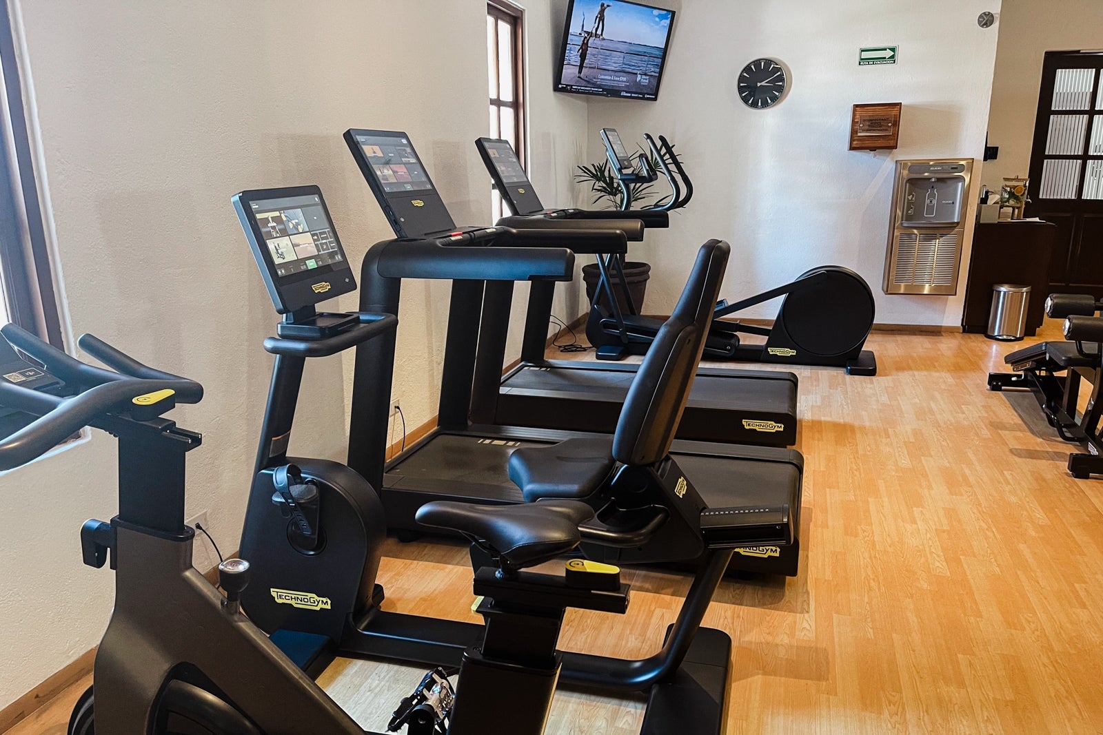 fitness equipment at Zoetry Casa del Mar Los Cabos