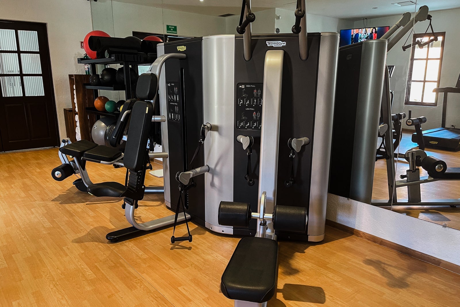 fitness equipment at Zoetry Casa del Mar Los Cabos