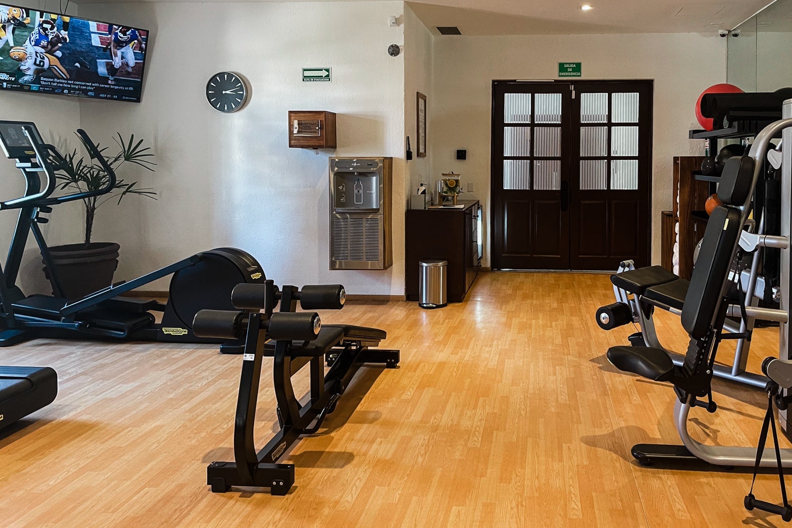 fitness equipment at Zoetry Casa del Mar Los Cabos