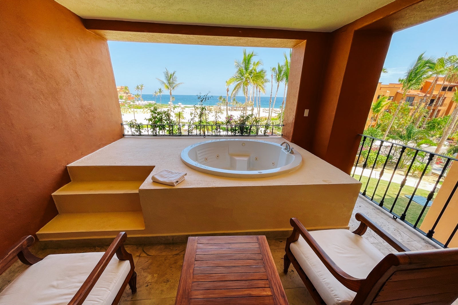 On-balcony hot tub. Zoetry Casa del Mar Los Cabos, Mexico