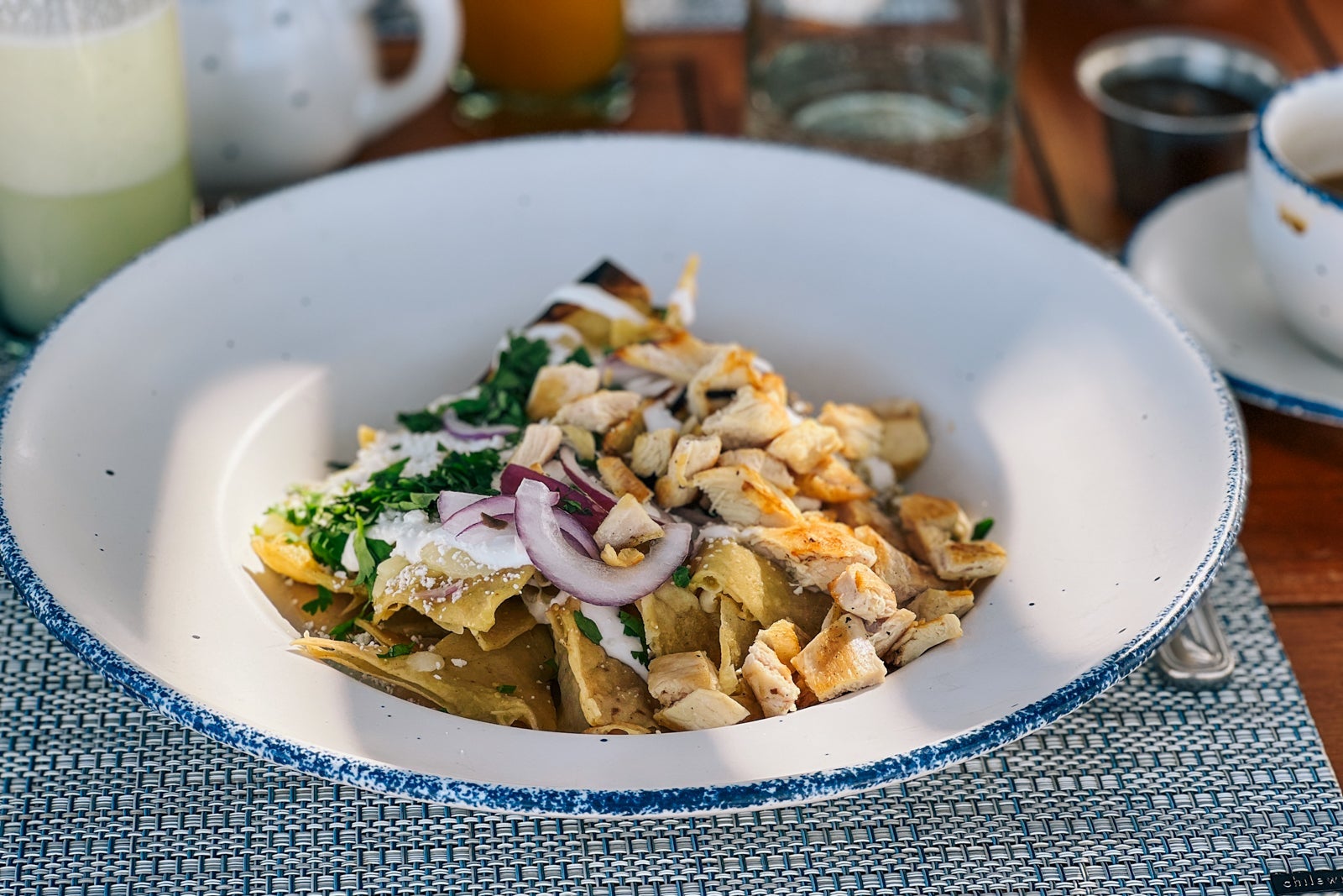 chilaquiles at Saltwater, Zoetry Casa del Mar Los Cabos
