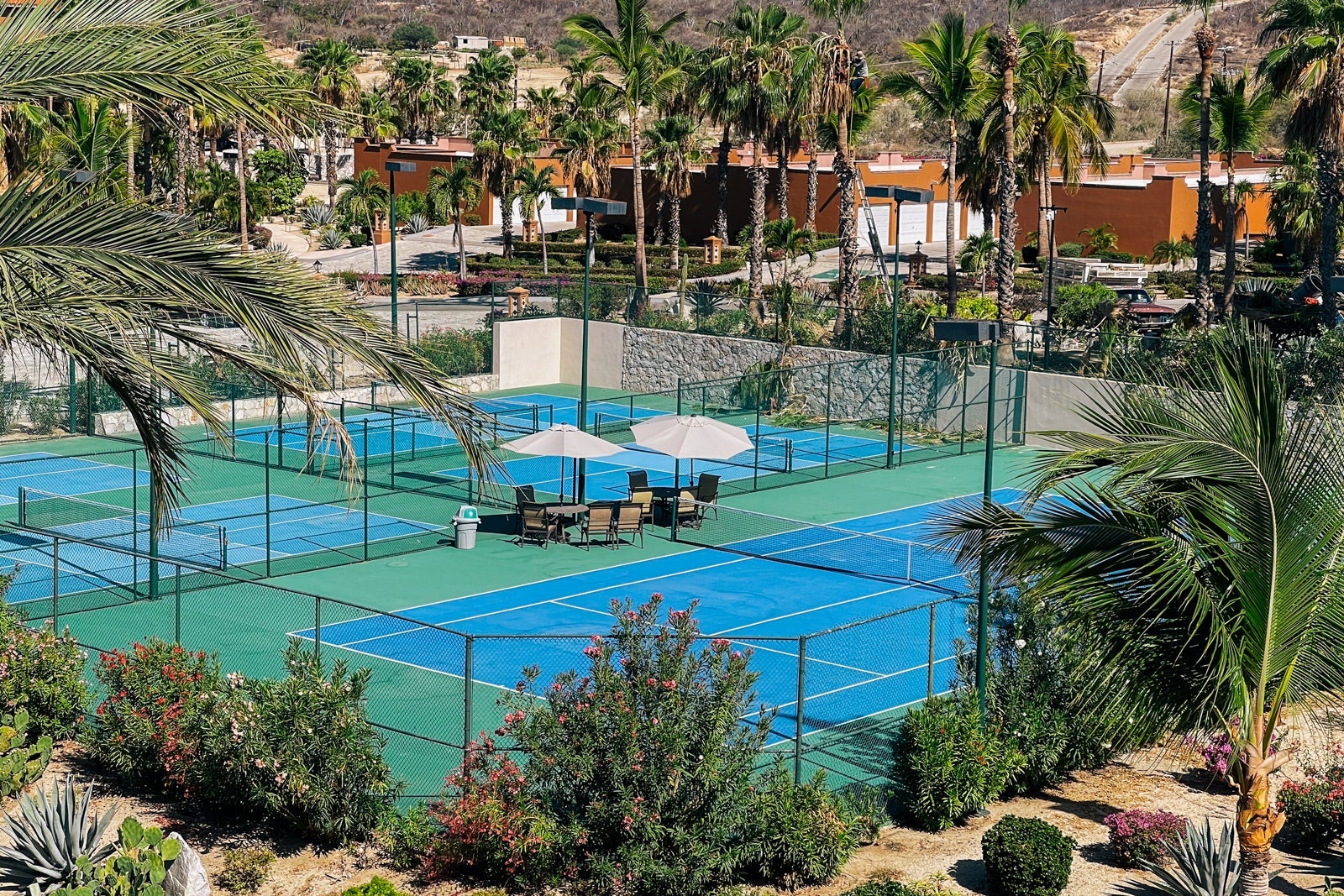tennis court at Zoetry Casa del Mar Los Cabos, Mexico