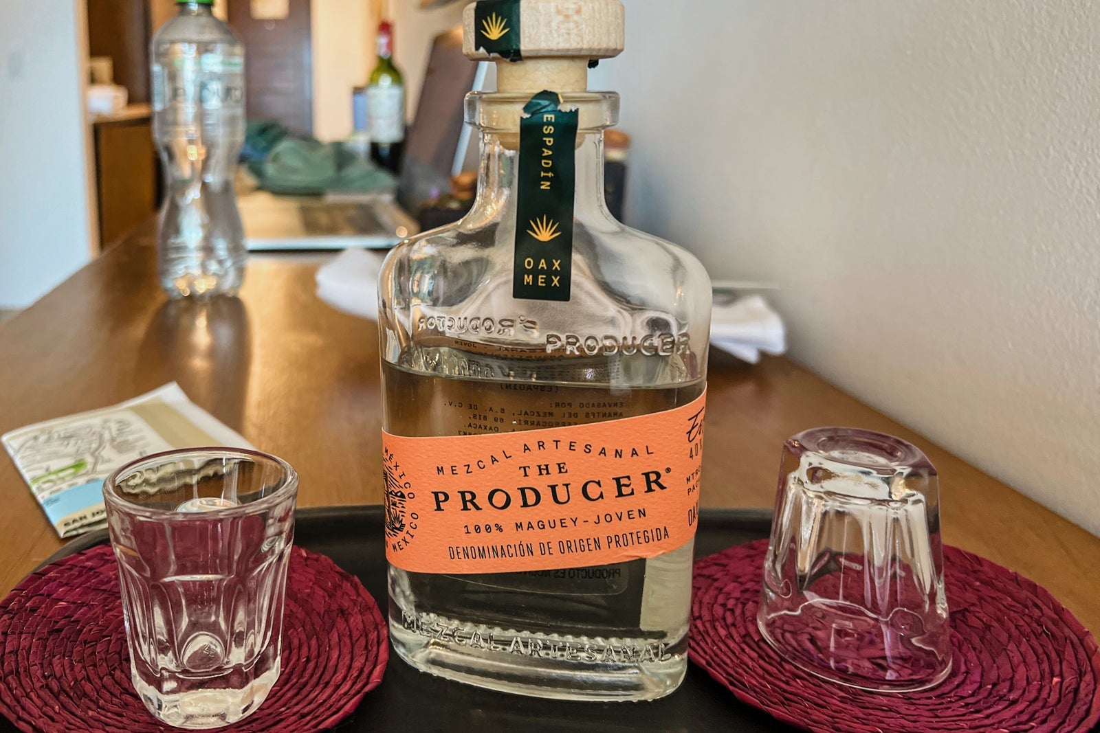 In-room mezcal. Zoetry Casa del Mar Los Cabos, Mexico