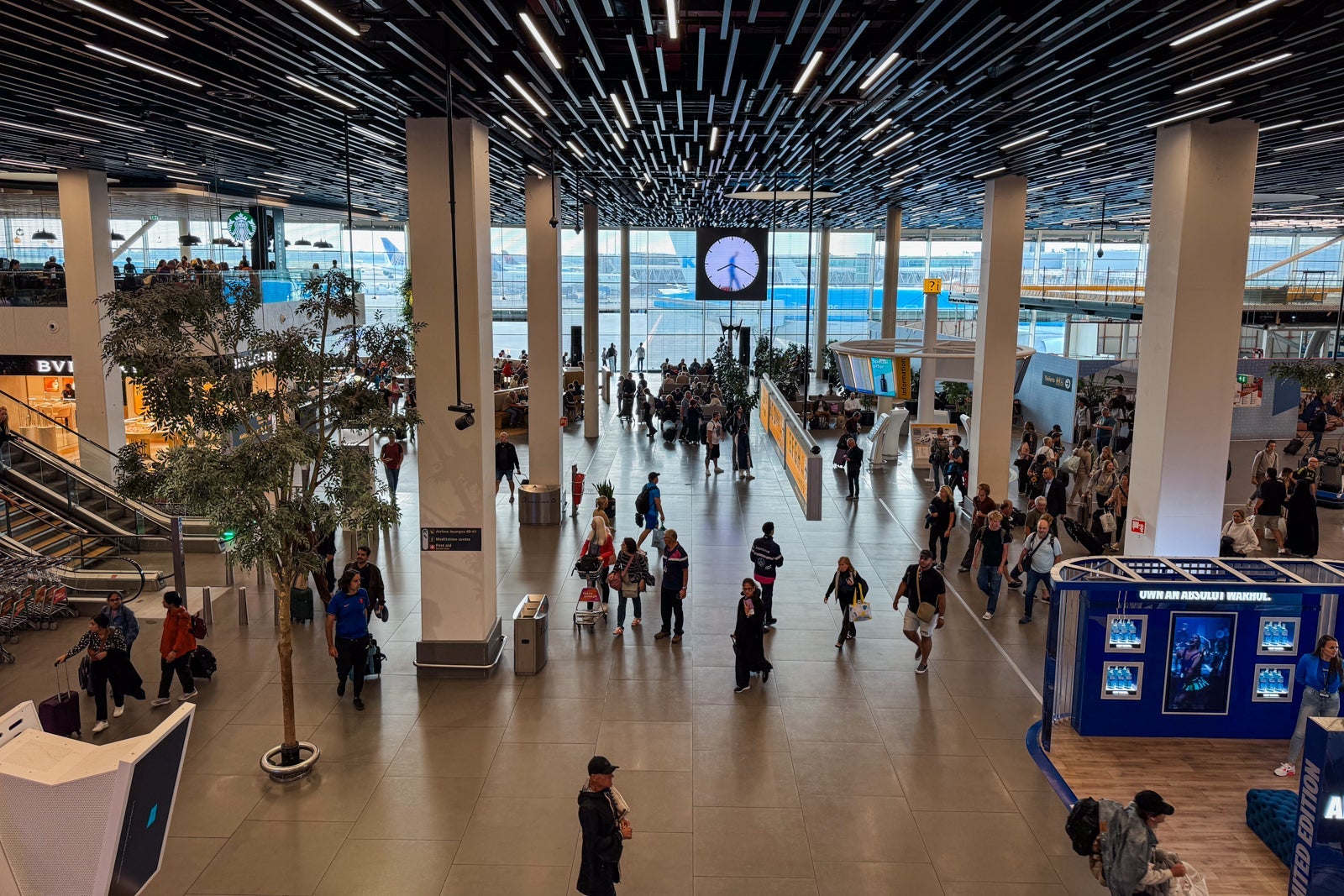 Amsterdam airport terminal