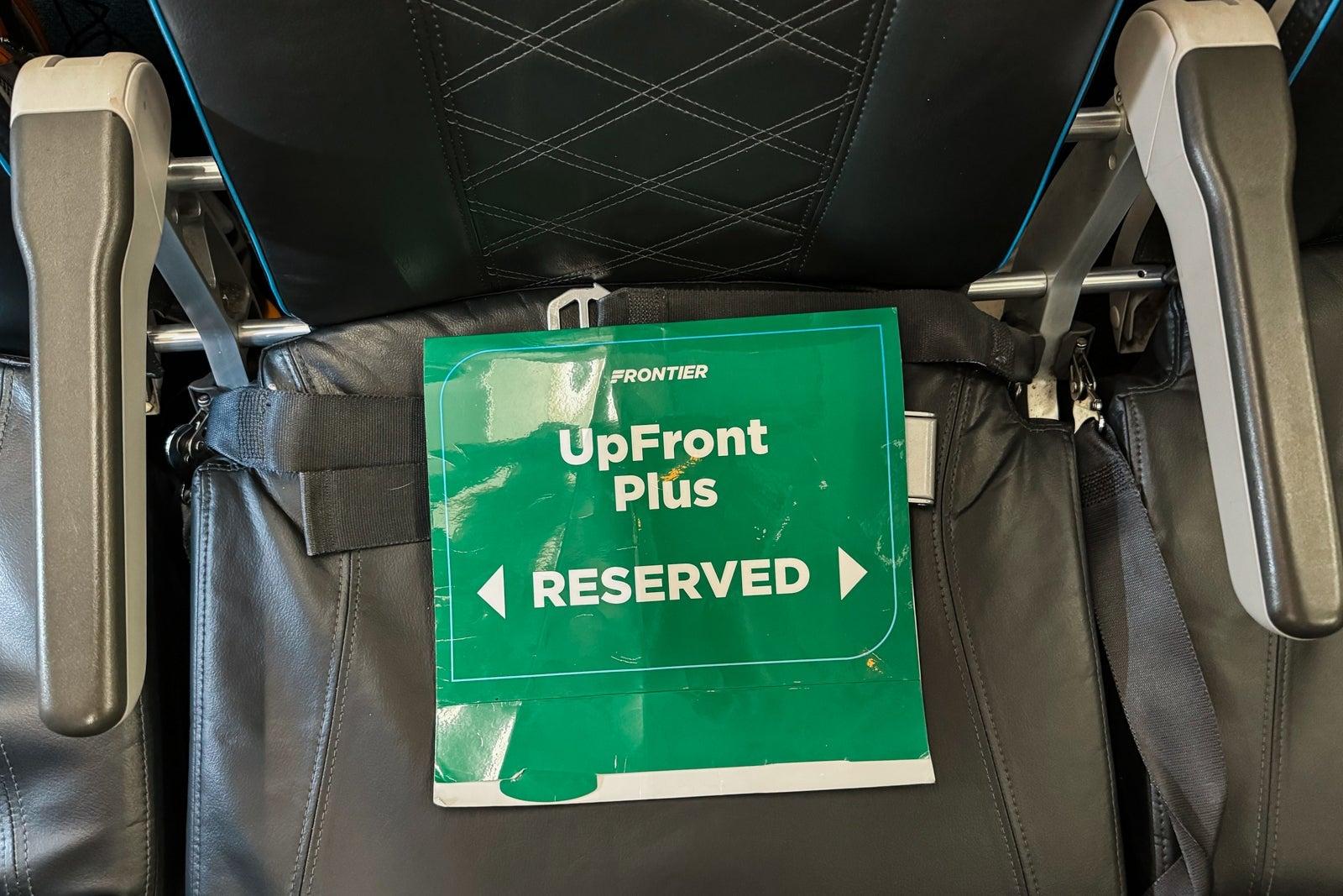 upfront plus seat sign