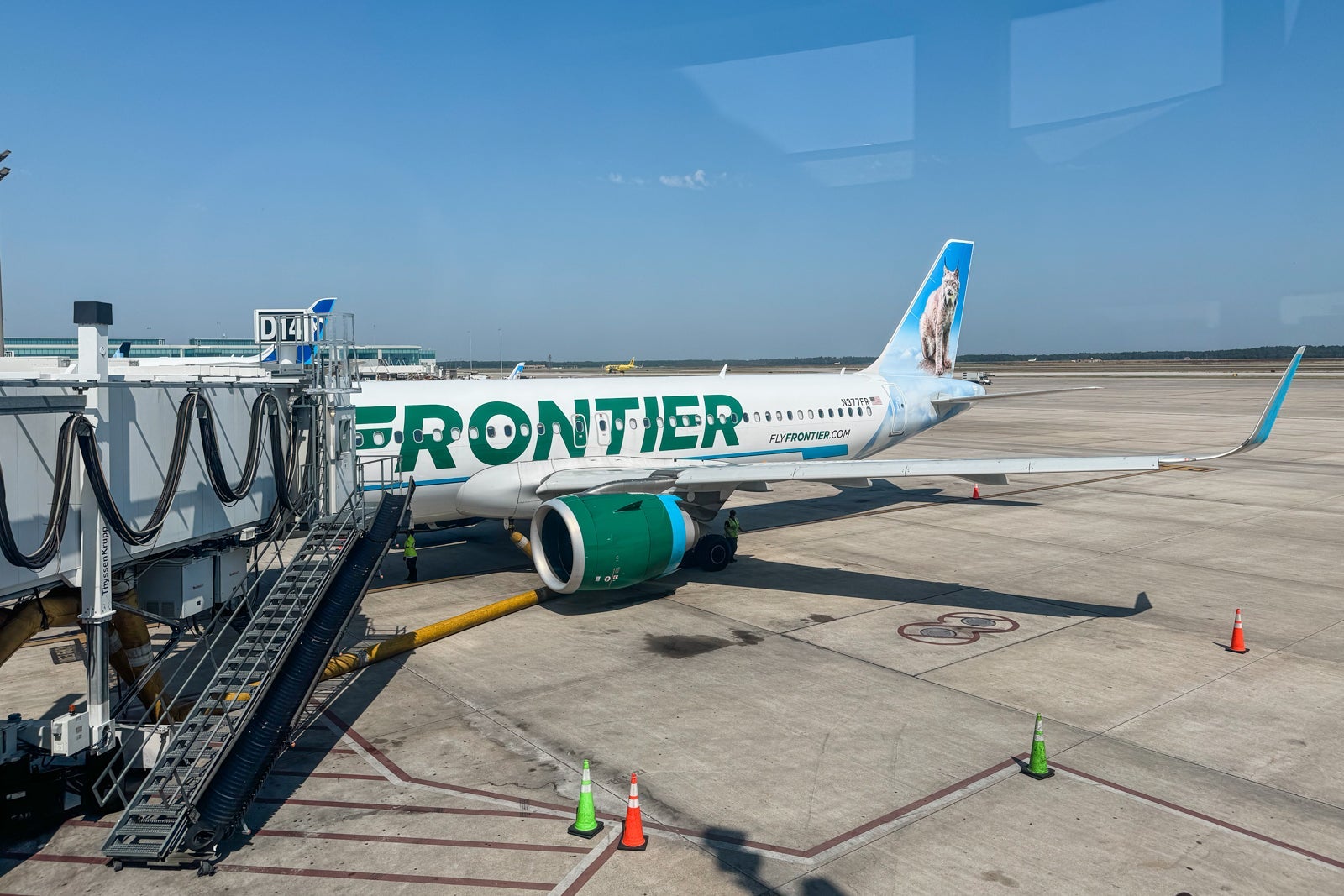frontier plane