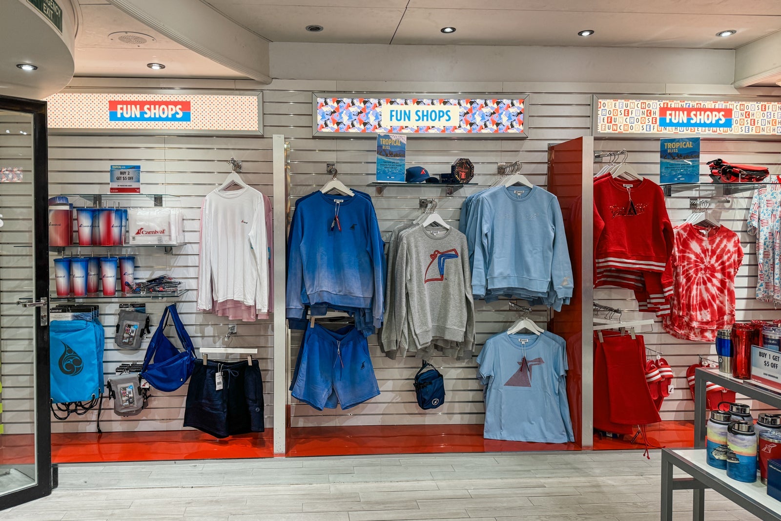 Carnival Freedom shopping