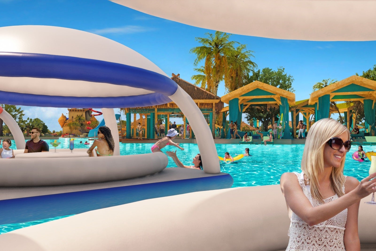 Aquabanas at Carnival Cruise Line's Celebration Key