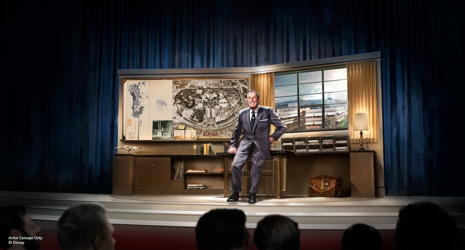 For the first time ever, guests will be able to see the first-ever audio-animatronics figure of Walt Disney in the new show
