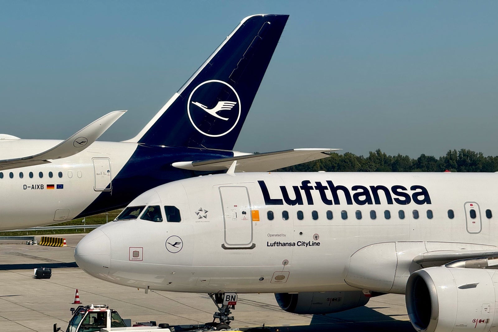 Lutfhansa planes at Munich