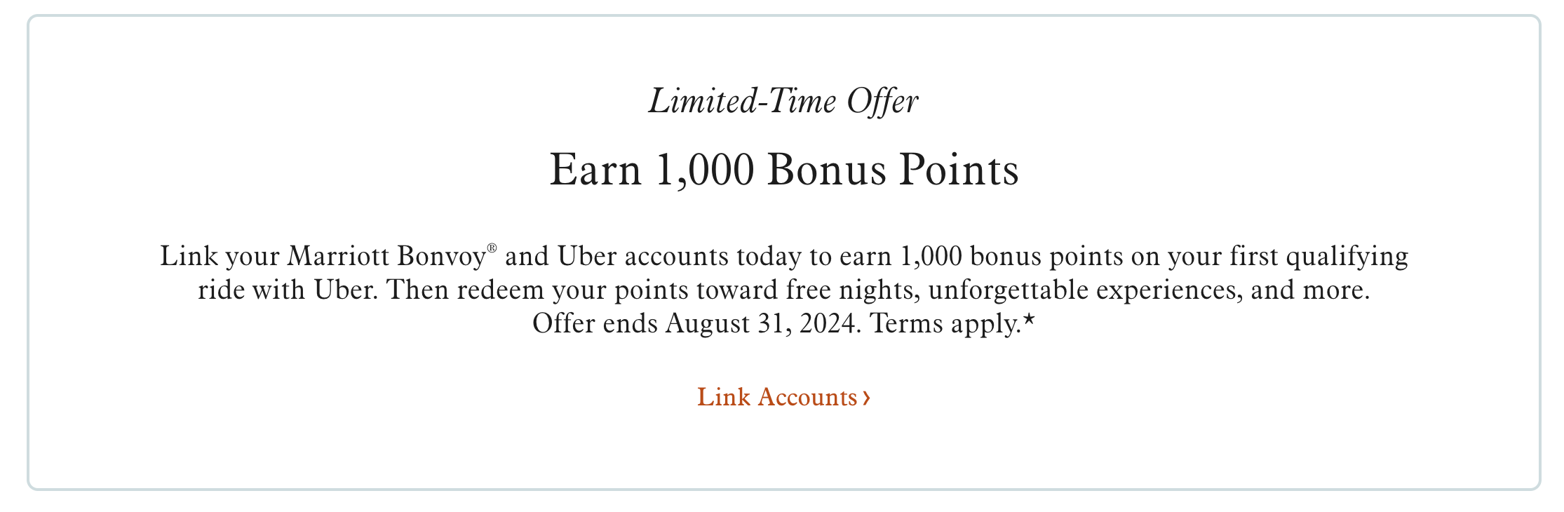 marriott offer banner
