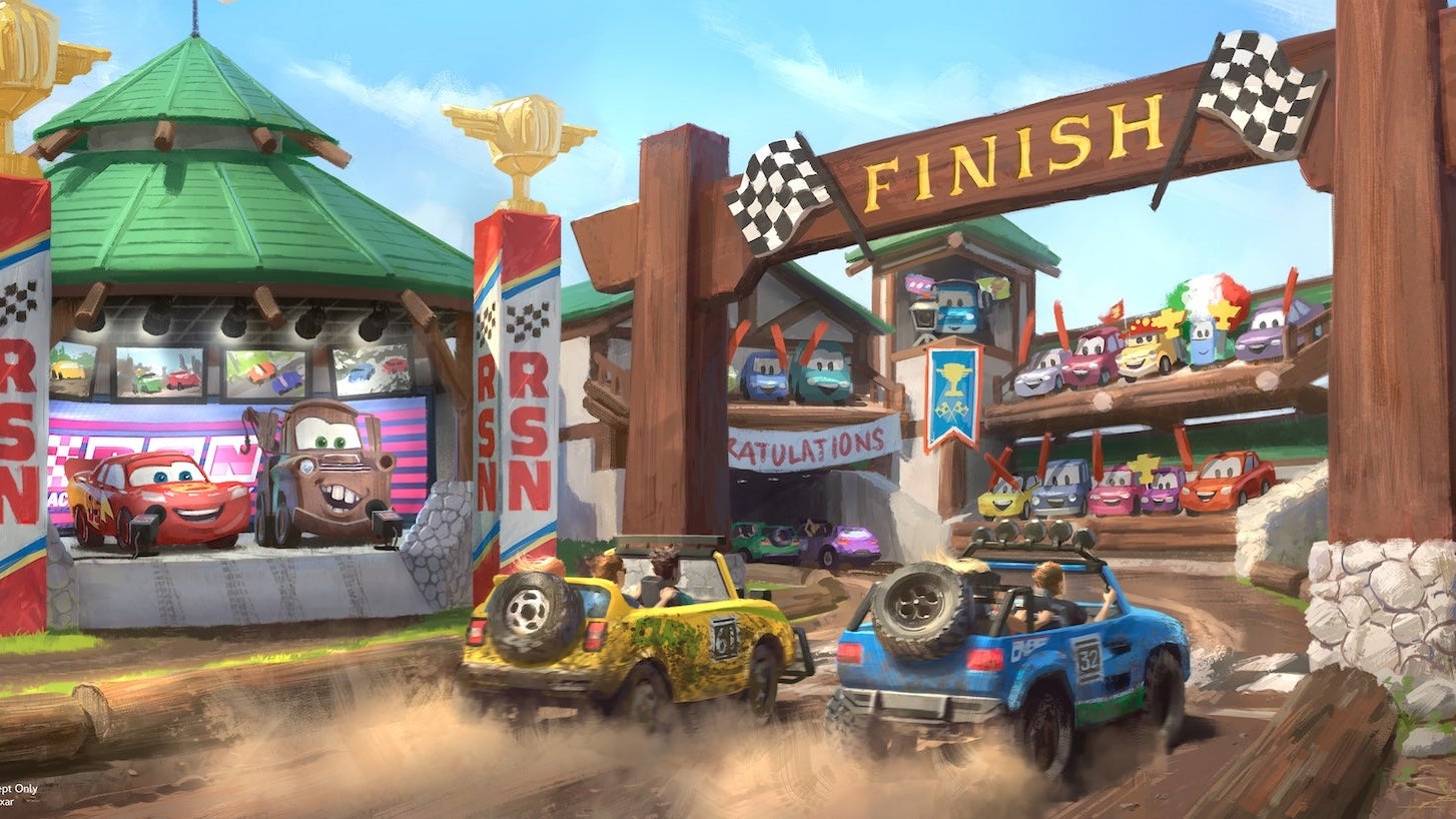 Cars Area – Attraction Finish Line