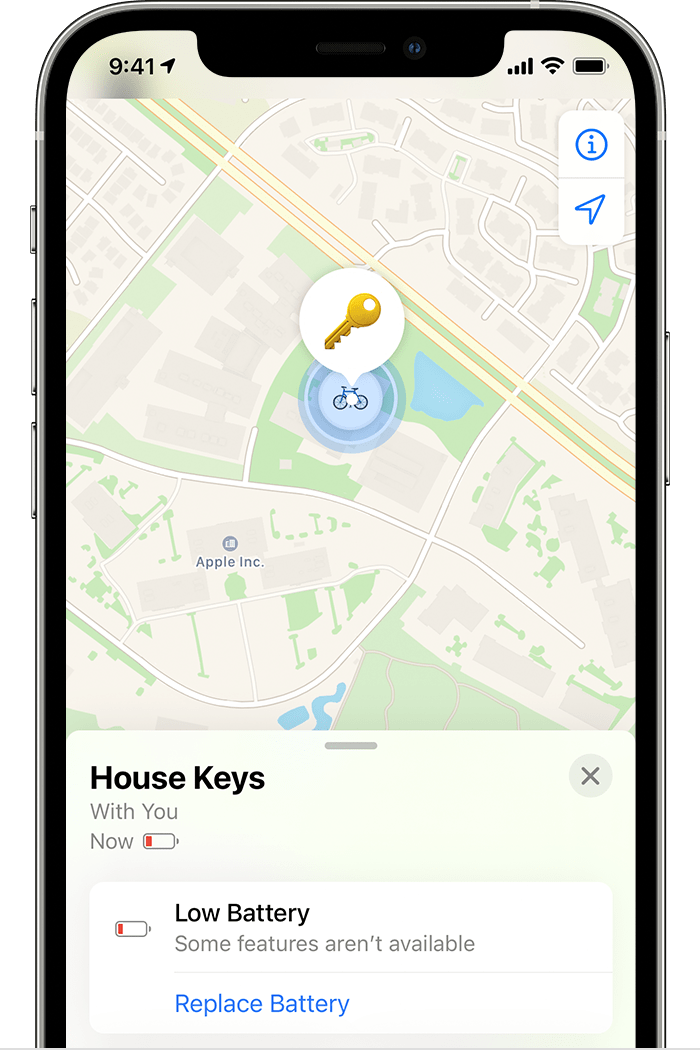iphone screen FindMy