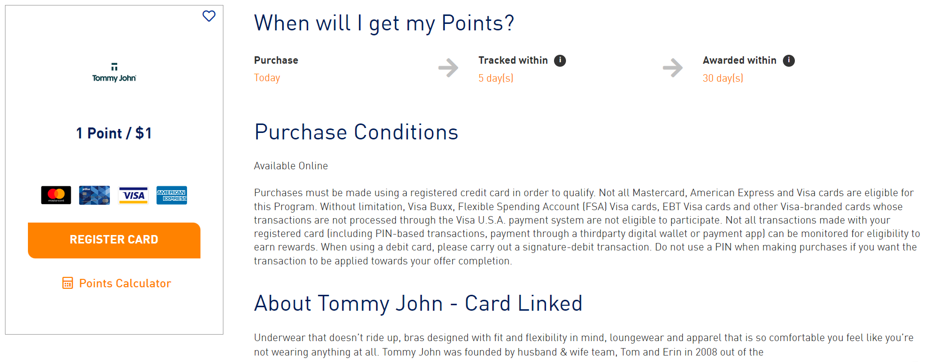 JetBlue TrueBlue Shopping card-linked offers