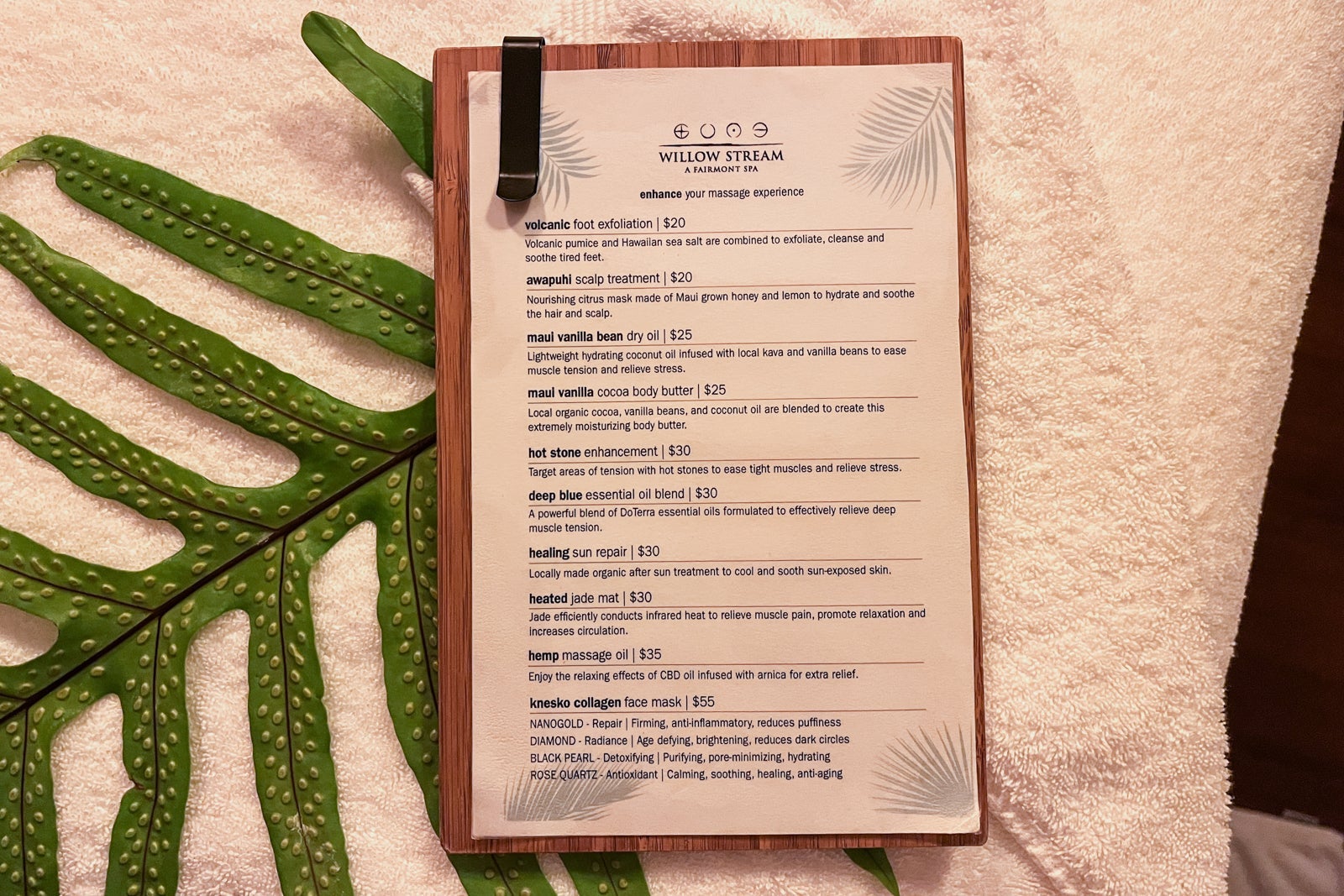 Fairmont Kea Lani spa