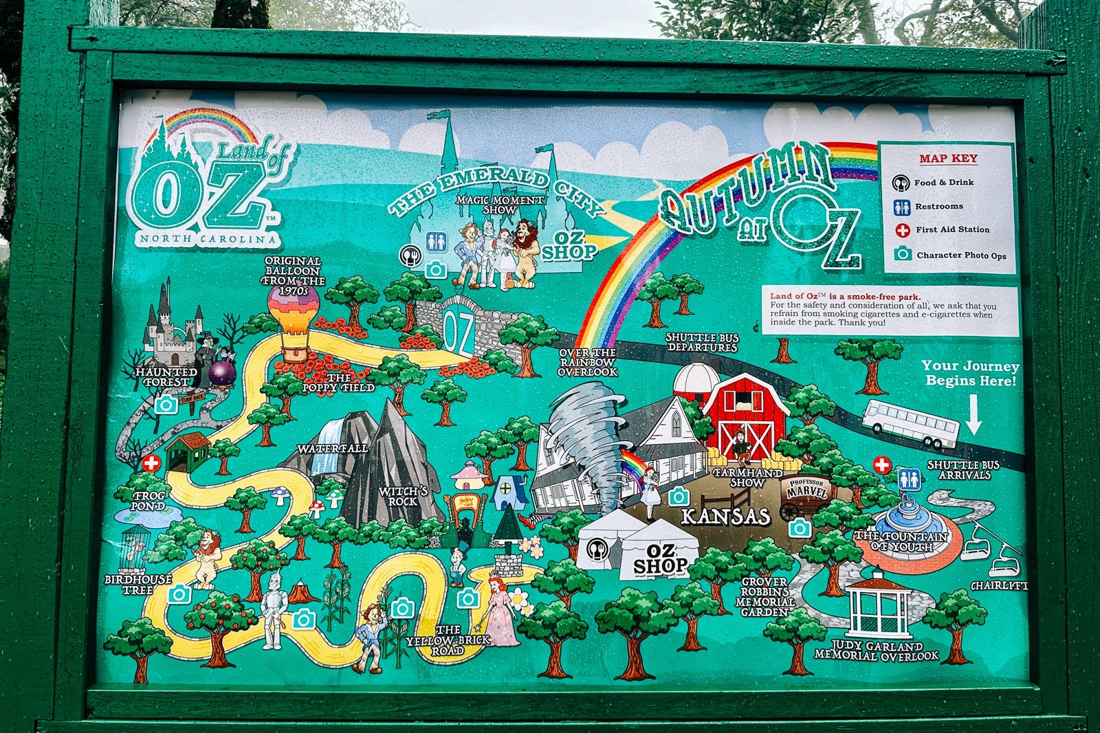 Theme park map