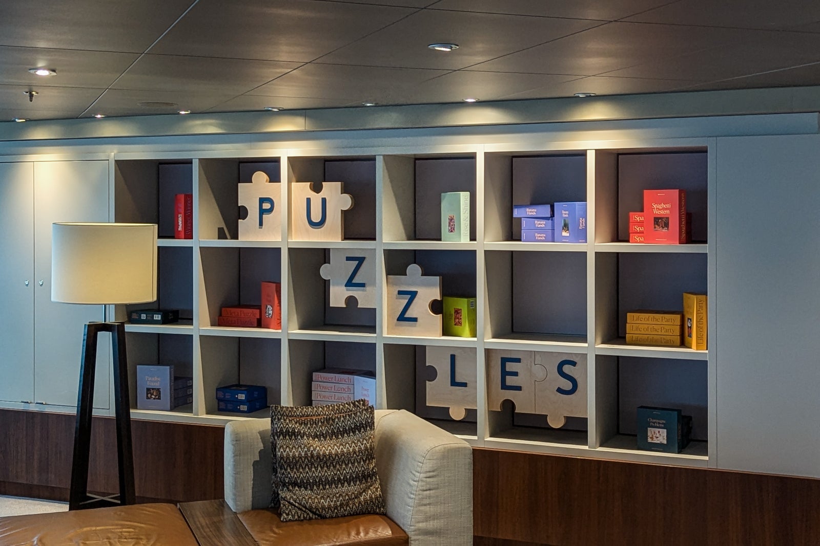 Puzzle corner on Eurodam.