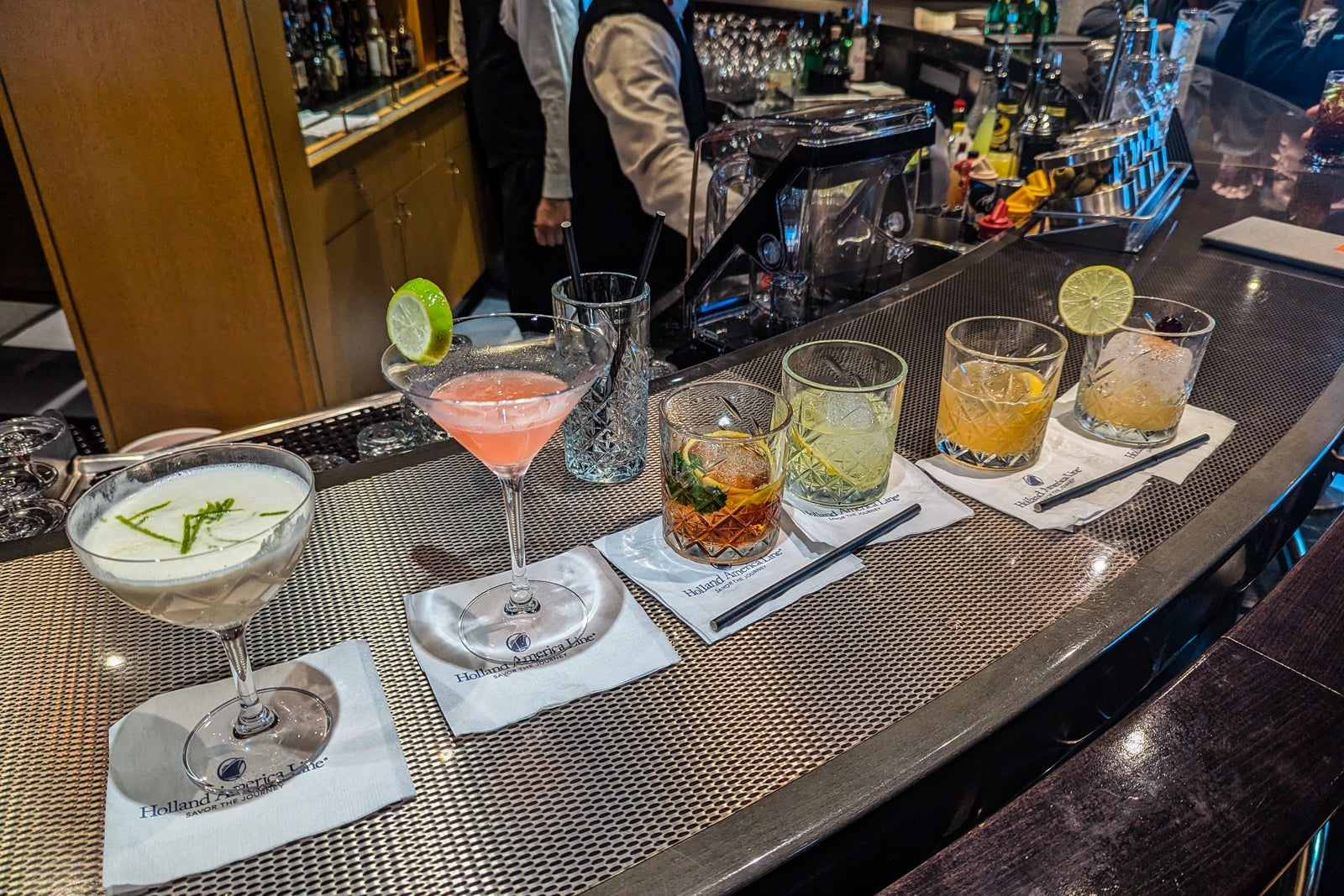 Sam Ross cocktails at the Ocean Bar.