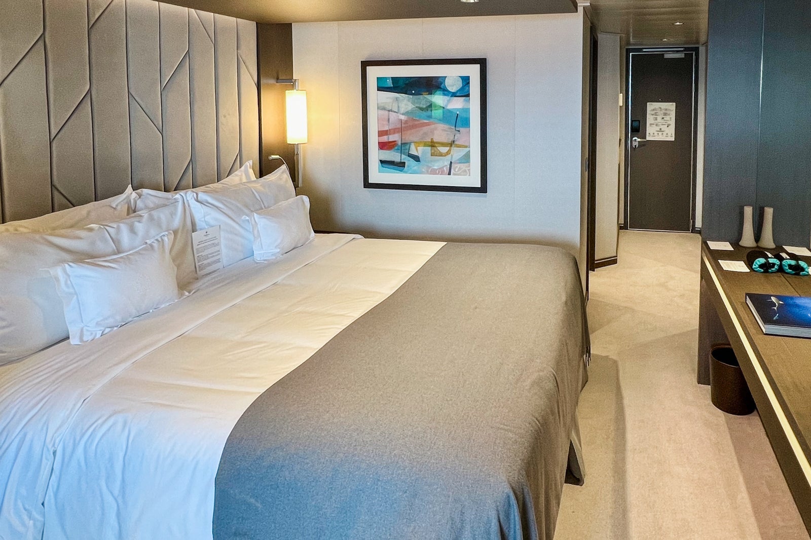 Ocean Terrace Suite bed area.