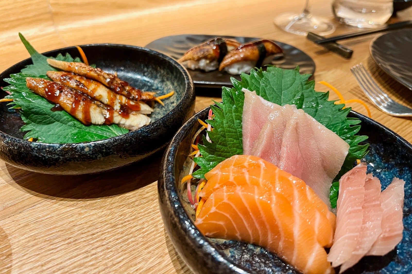 Sushi at Sakura's sushi bar