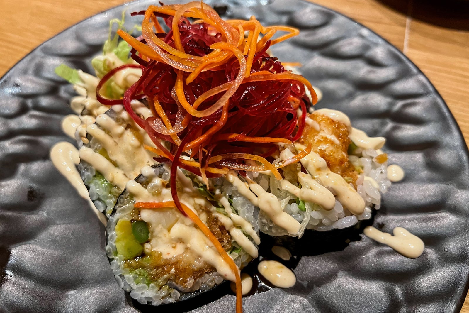 Sushi at Sakura's sushi bar