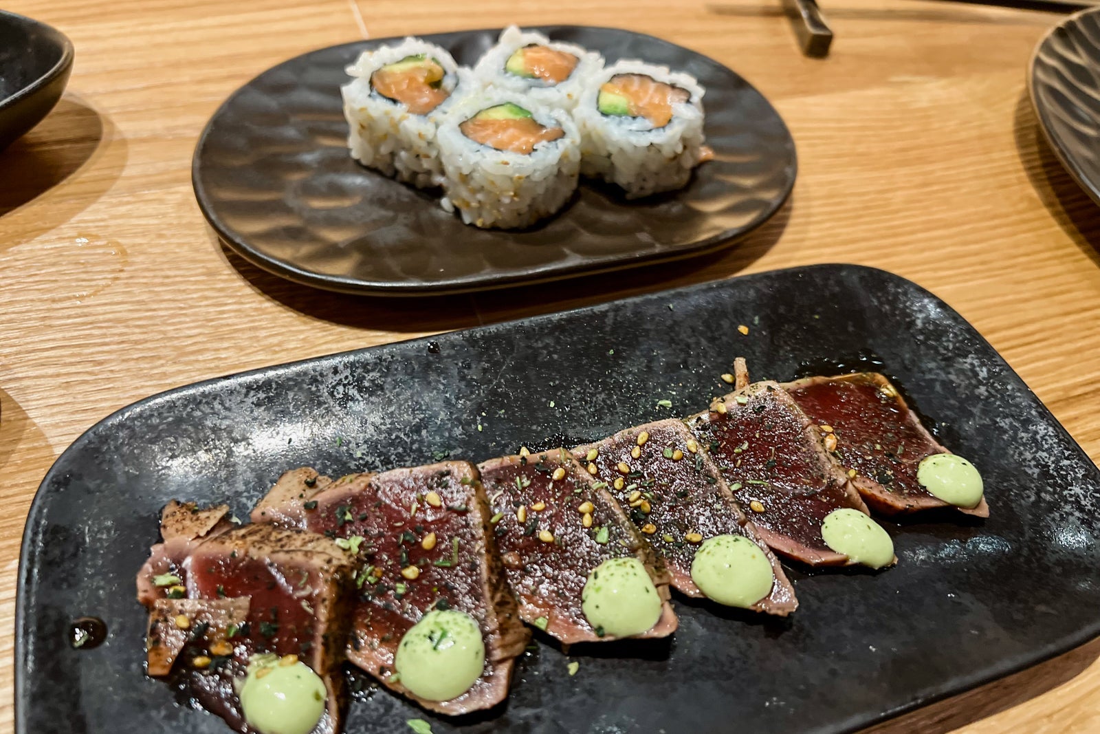 Sushi at Sakura's sushi bar