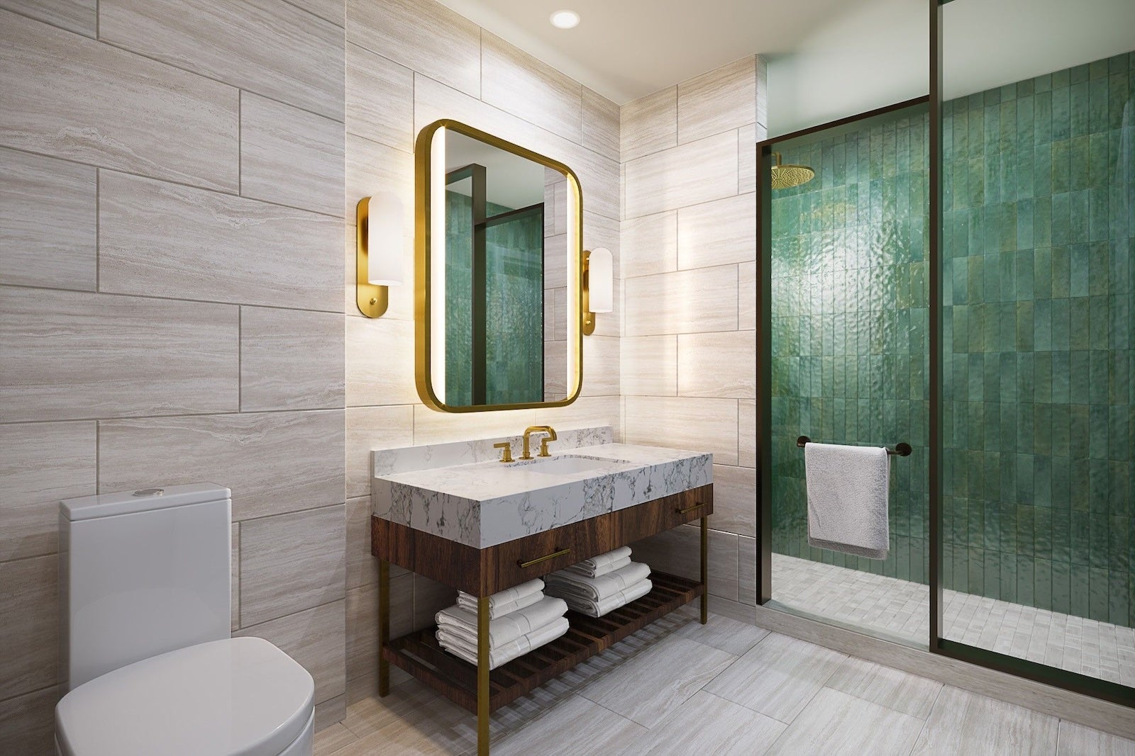 A Wyndham hotel bathroom