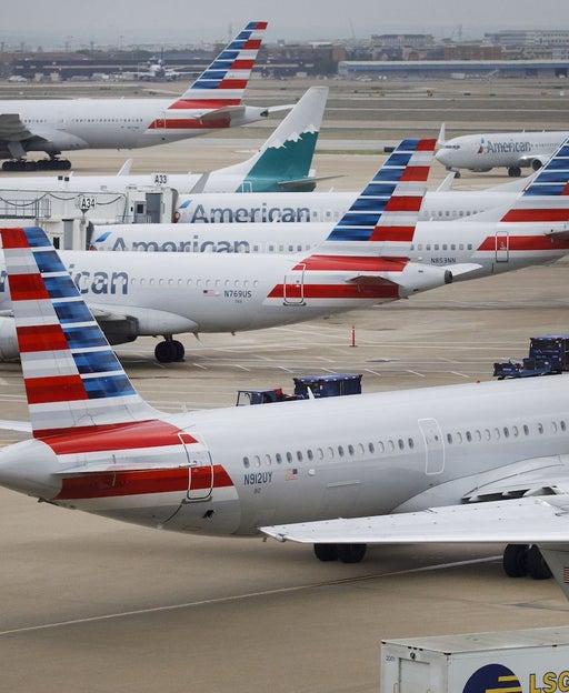 AA planes on tarmac