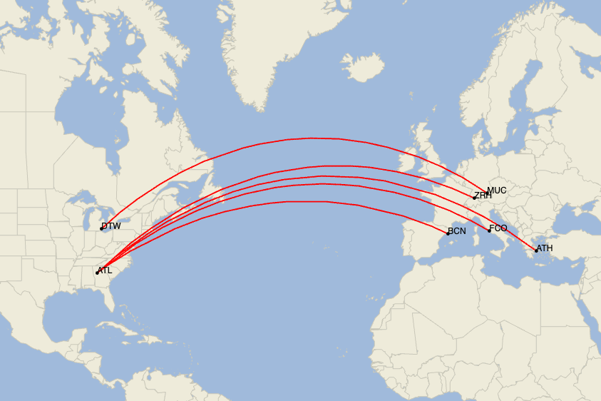 Delta New Flight Routes Delta unveils 12 new and expanded transatlantic routes as part of ...