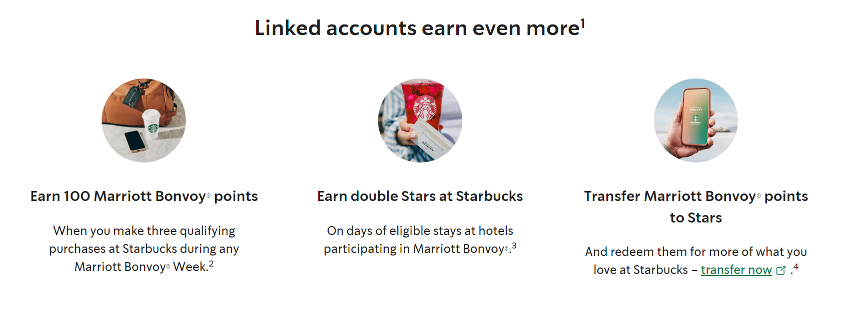 Starbucks and Marriott benefits