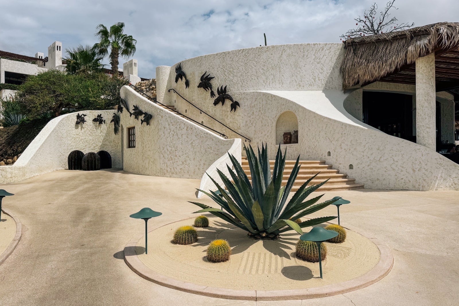 stairs to hotel