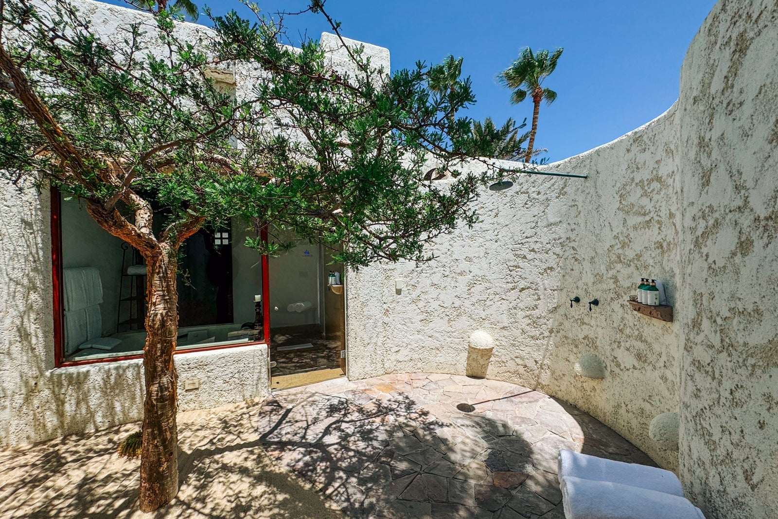 outdoor shower