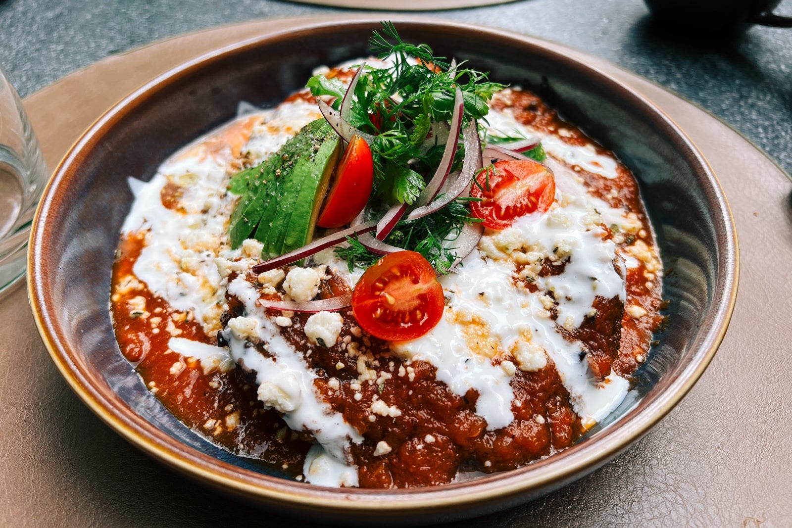 Enrique's San Miguel eggs - Numu Boutique Hotel San Miguel de Allende, Mexico