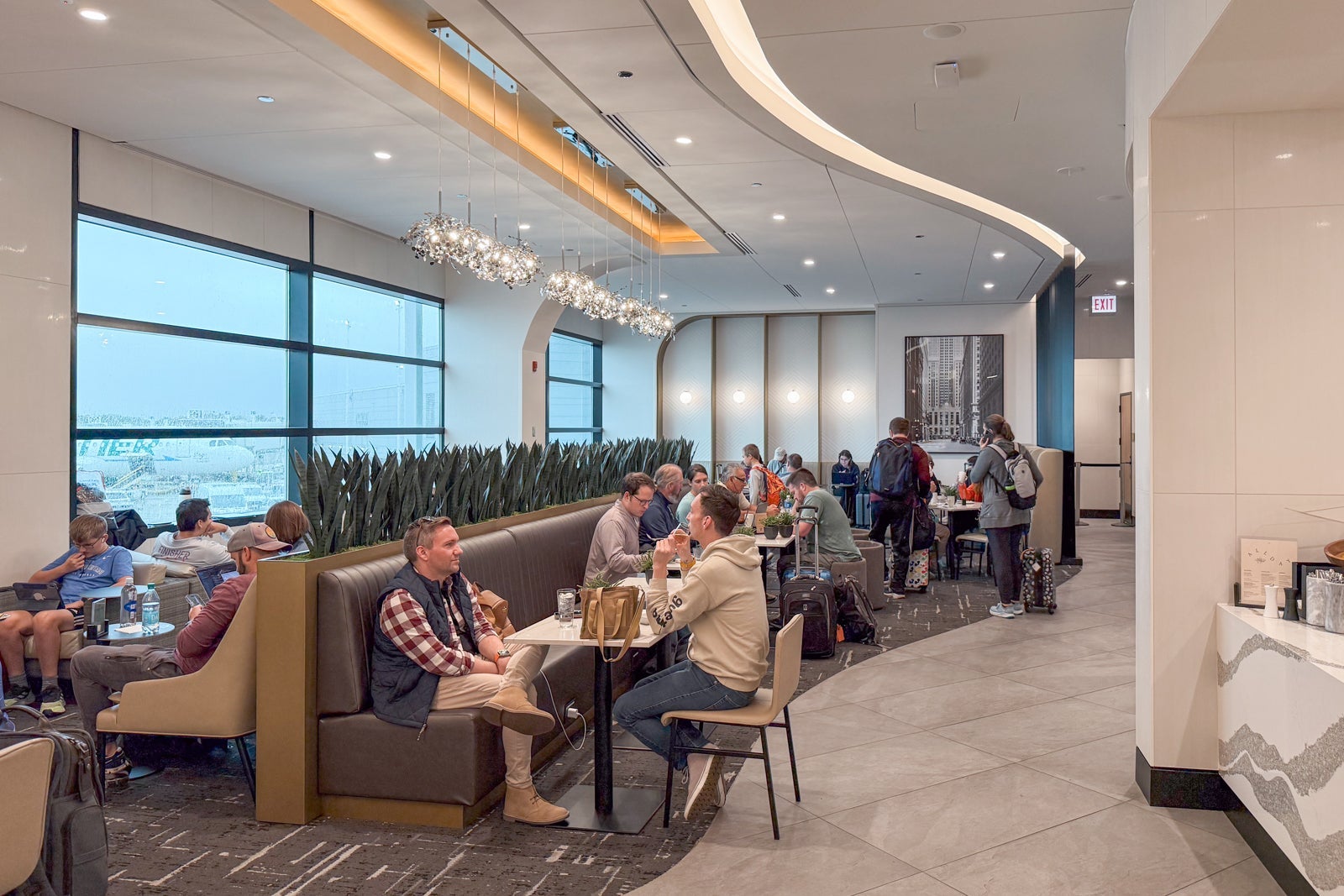 Interior of The Club MDW. CAROLINE TANNER/THE POINTS GUY