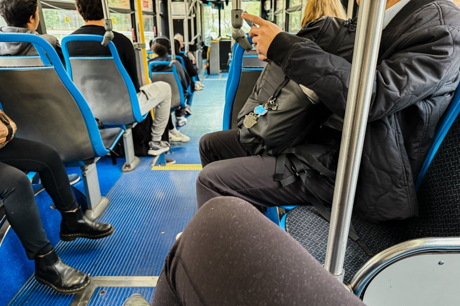 CTA bus interior