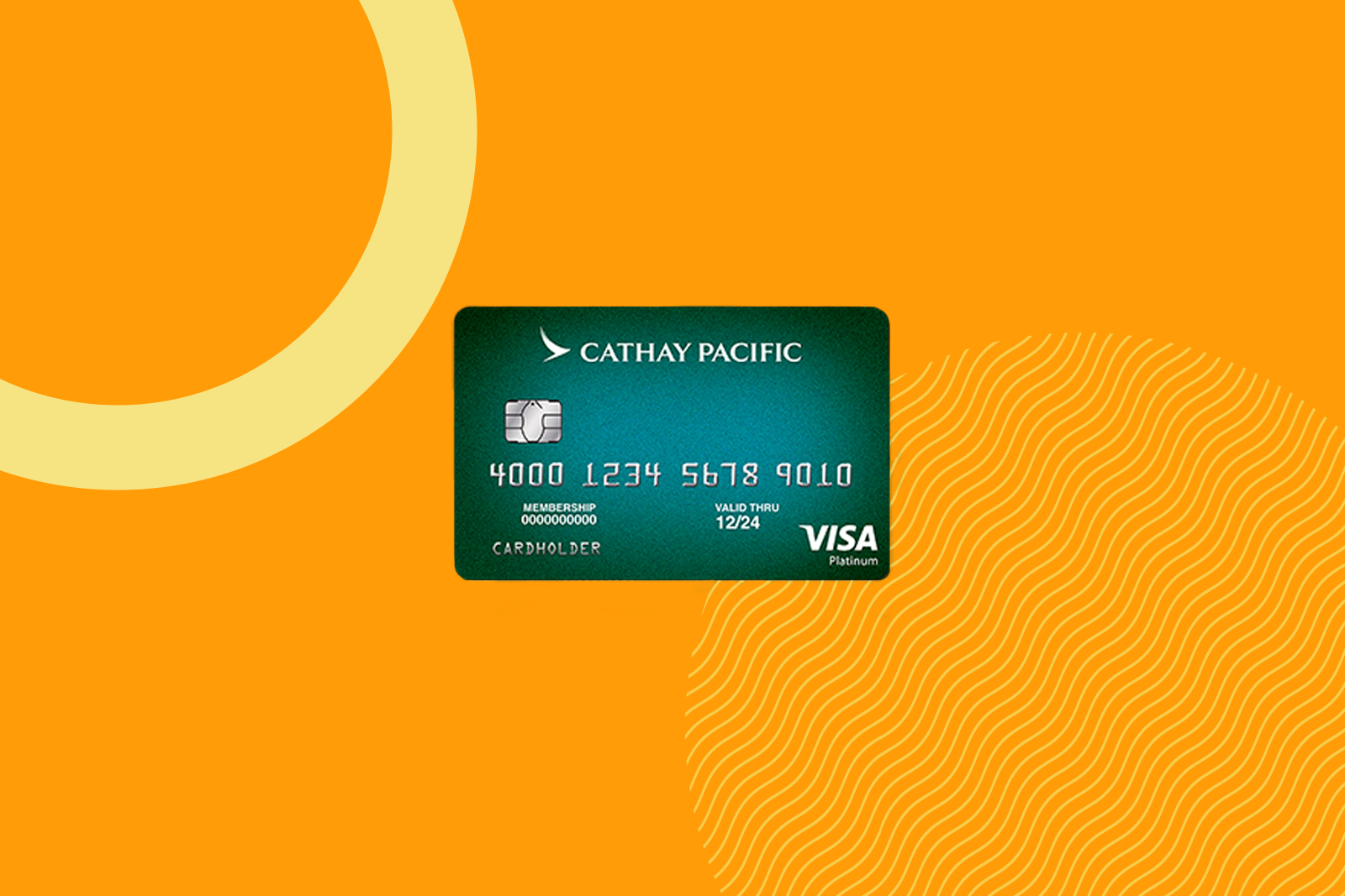 Cathay Pacific visa card art