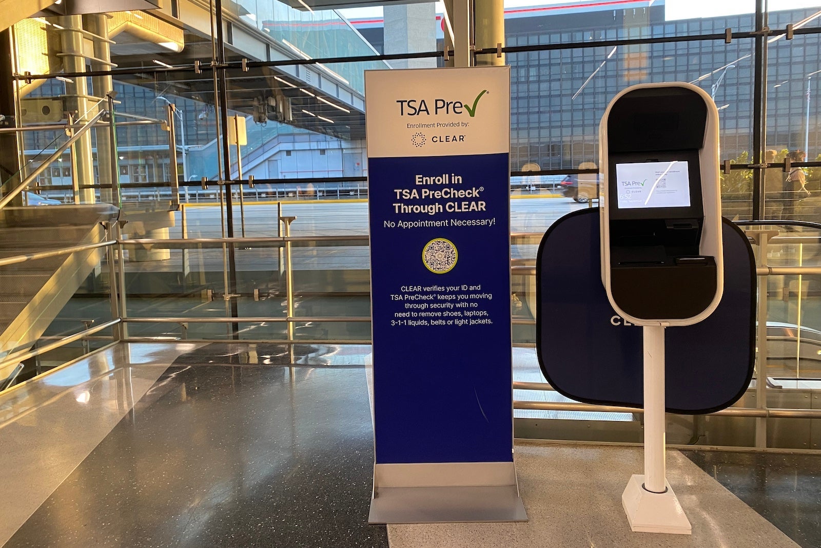 tsa precheck kiosk