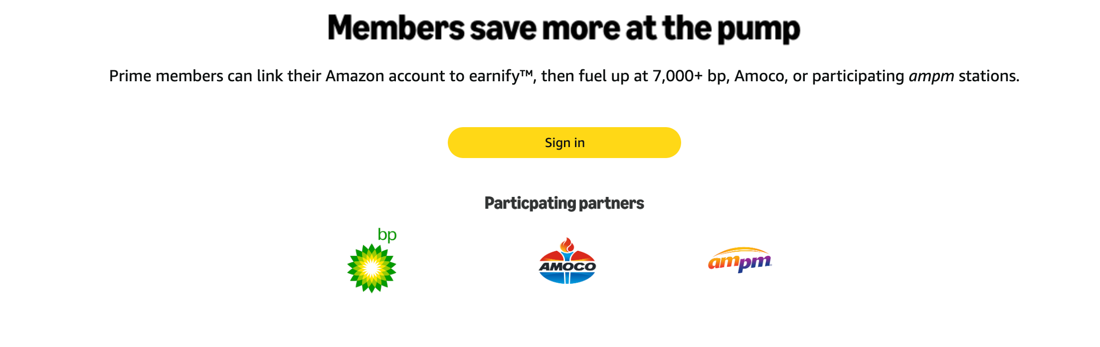 amazon gas partnership banner