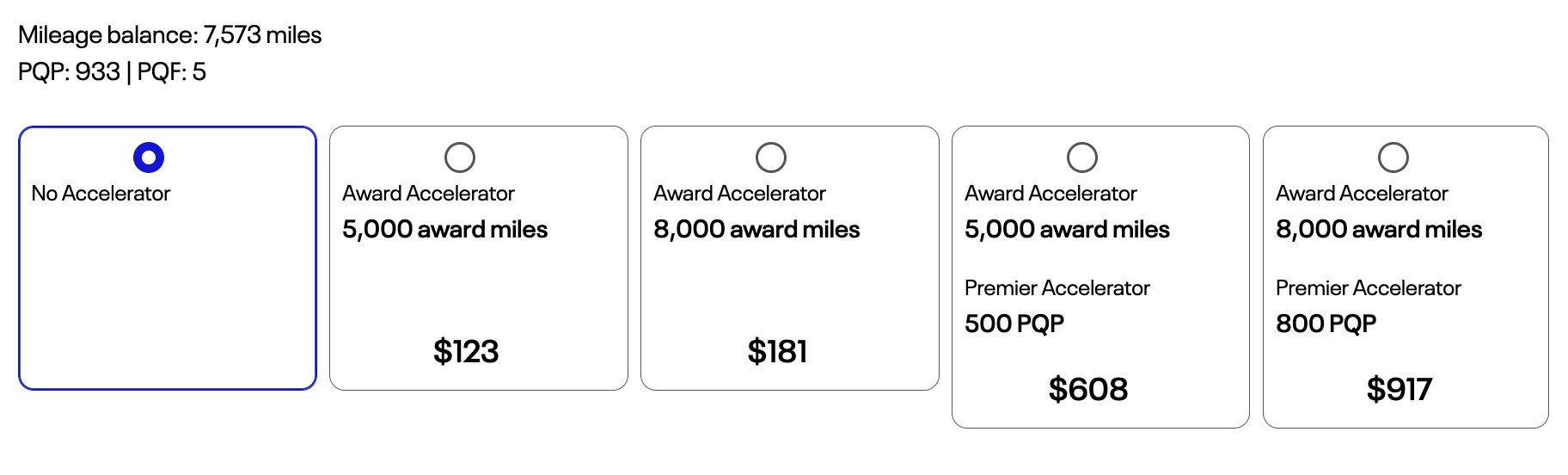 United award accelerator DEN-PHL