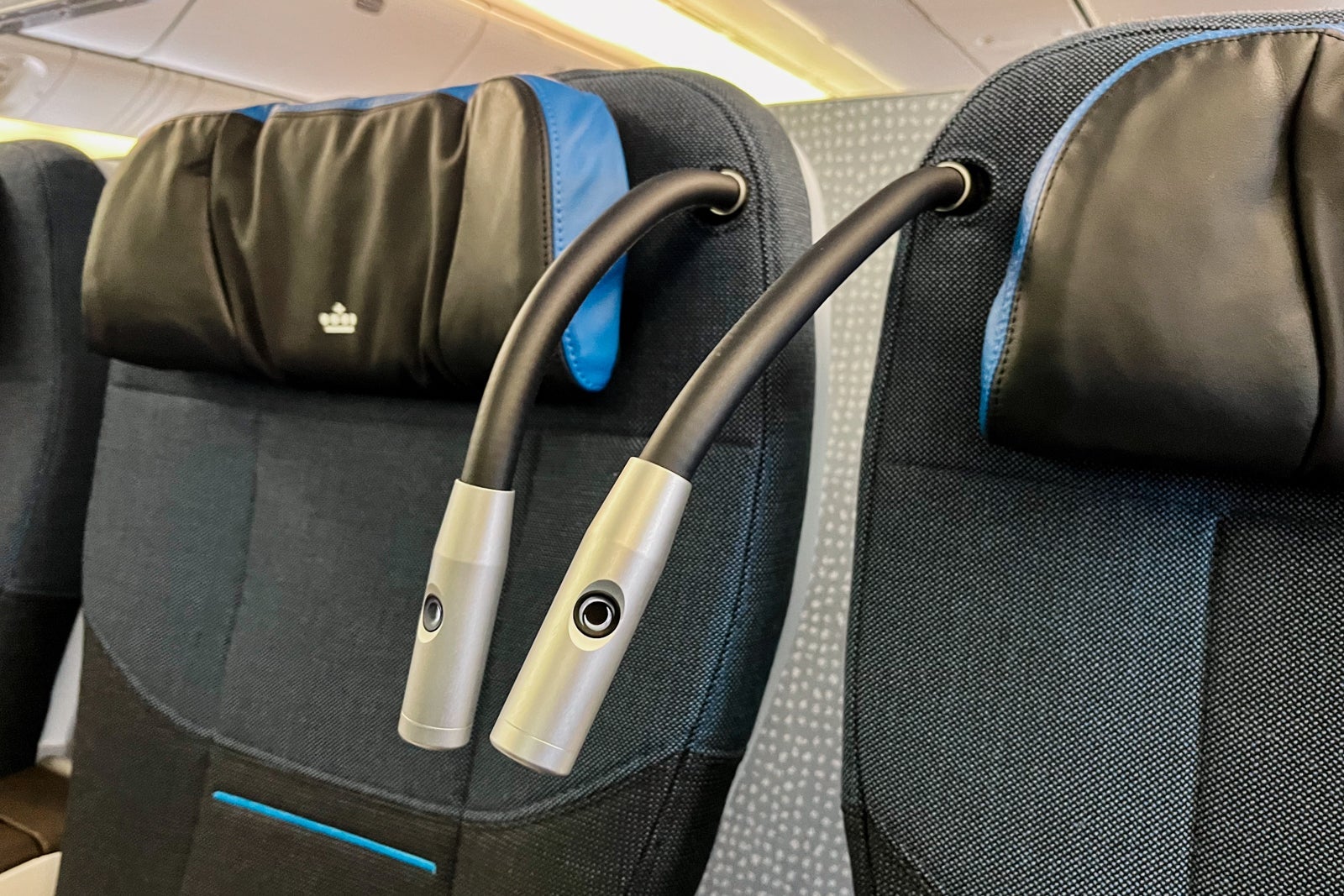 plane seatback
