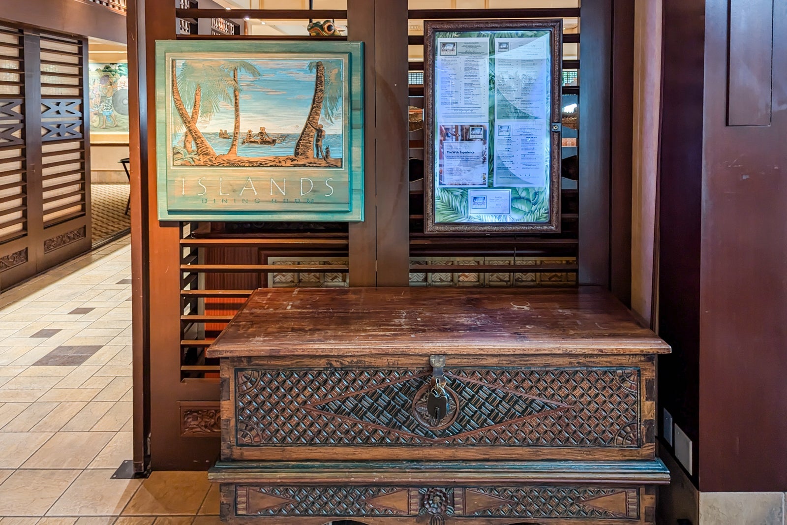 Islands Dining Room sign