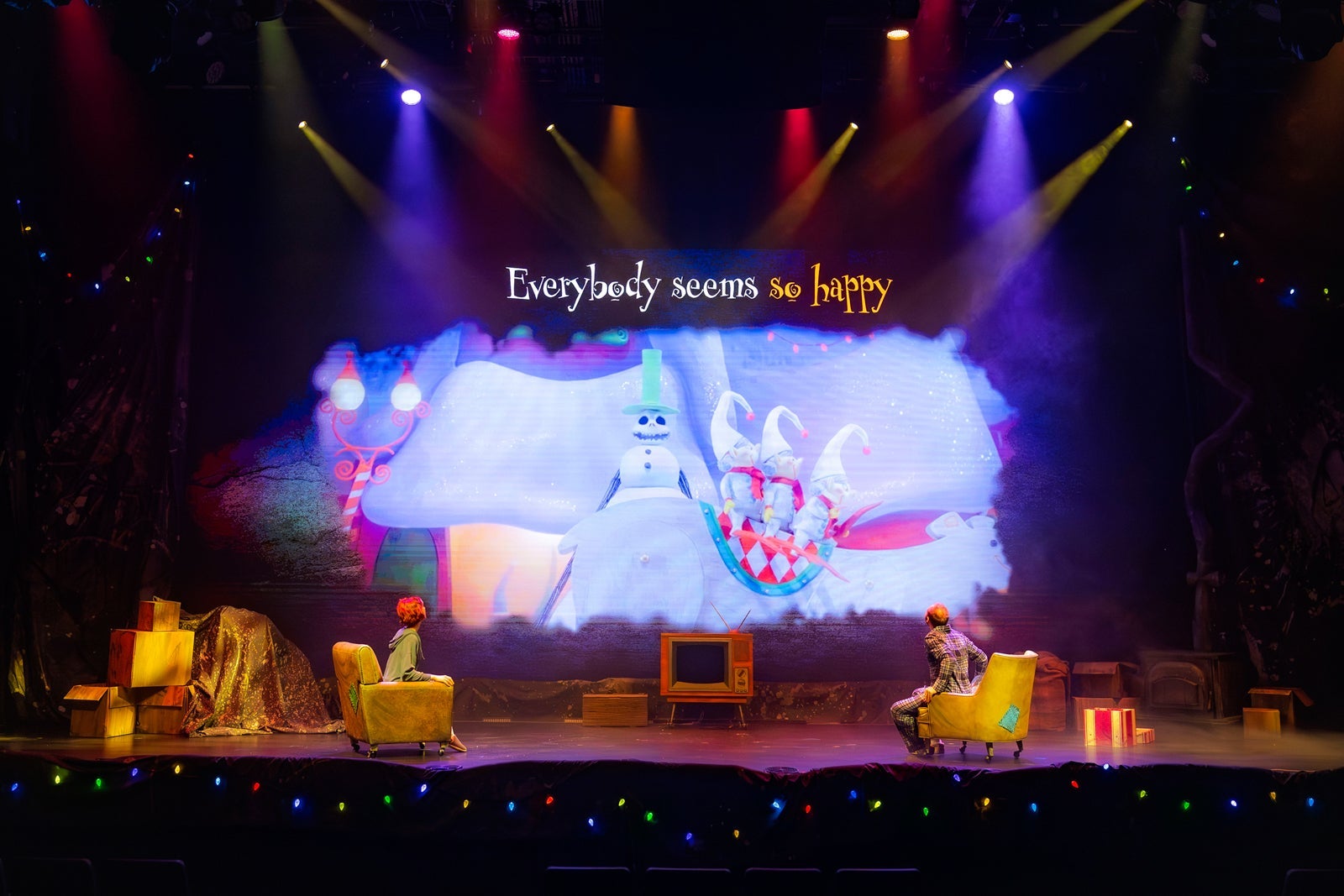 Jack Skellington sing-along at Disney's Jollywood Nights