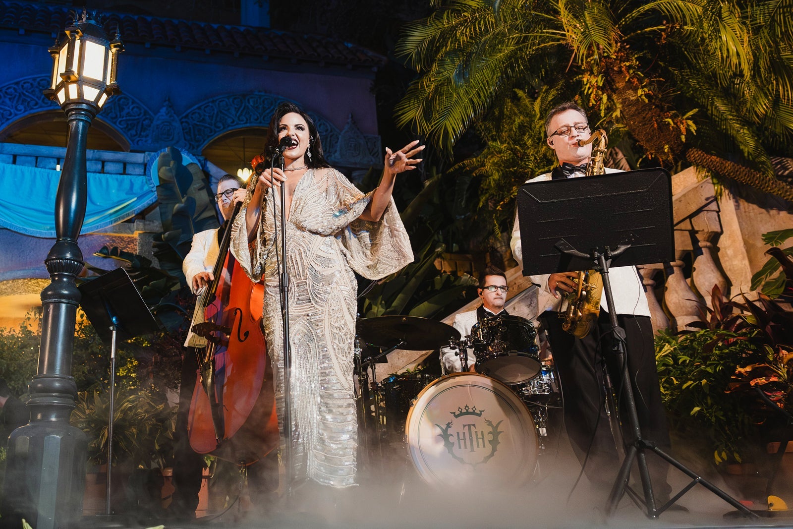 Twilight Soiree in the courtyard of The Hollywood Tower Hotel