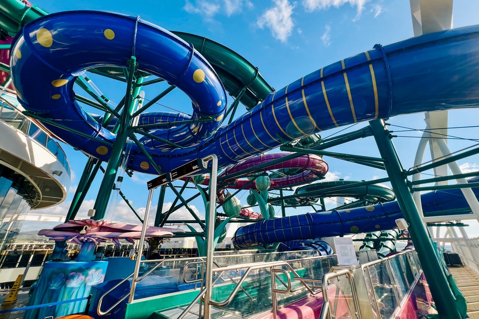 Waterslides on MSC World Europa
