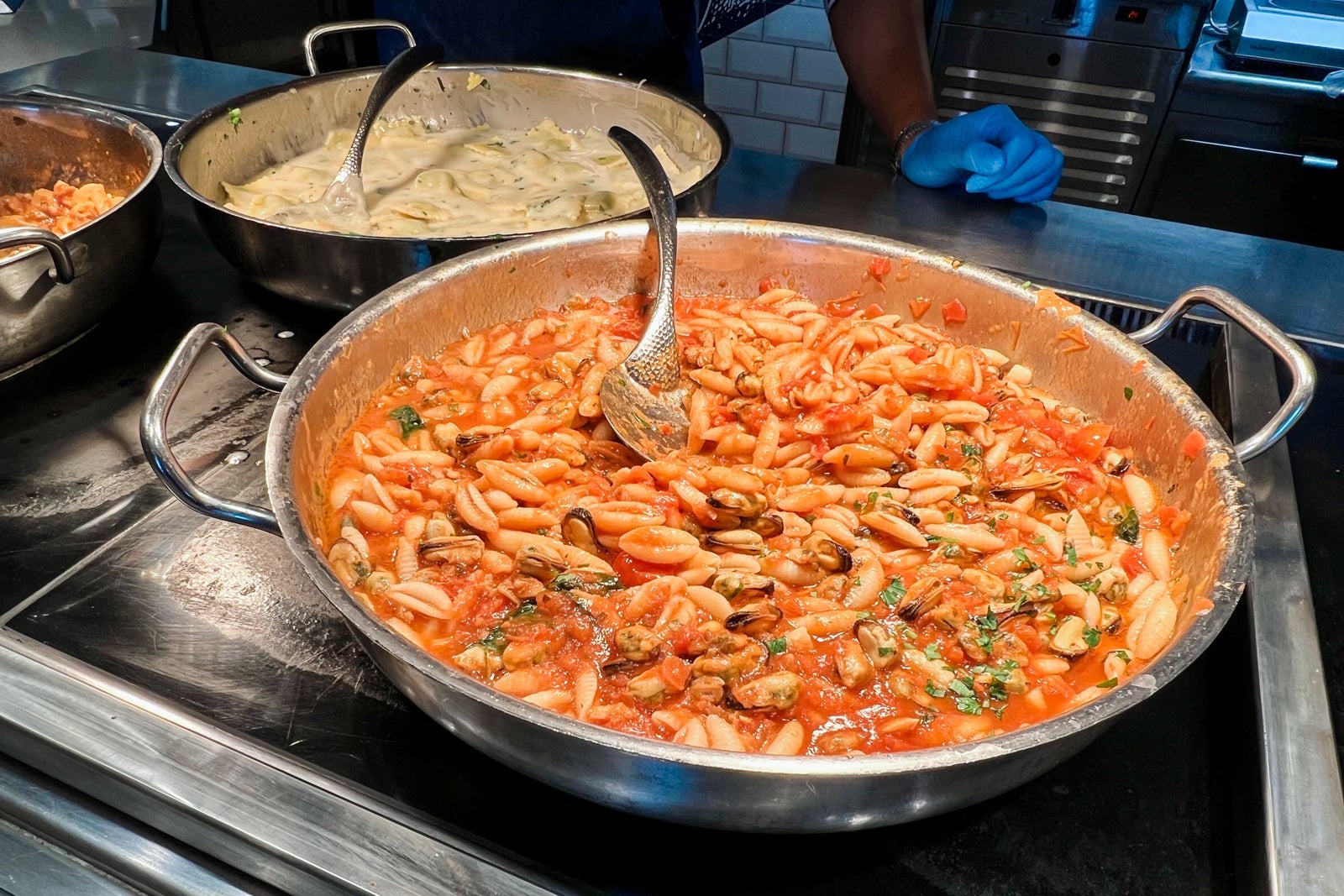 The MSC World Europa buffet