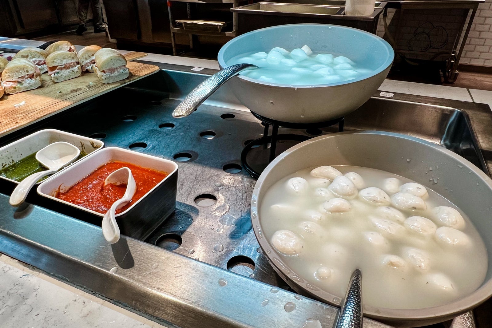 The MSC World Europa buffet